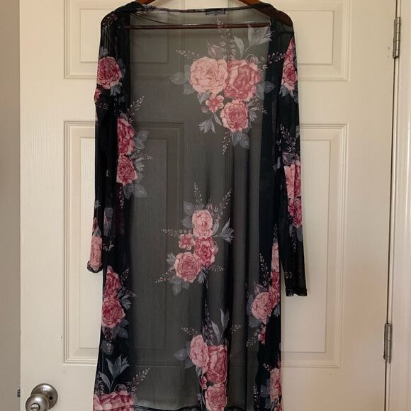Ivy + Main Sheer Floral Duster - Picture 5 of 10